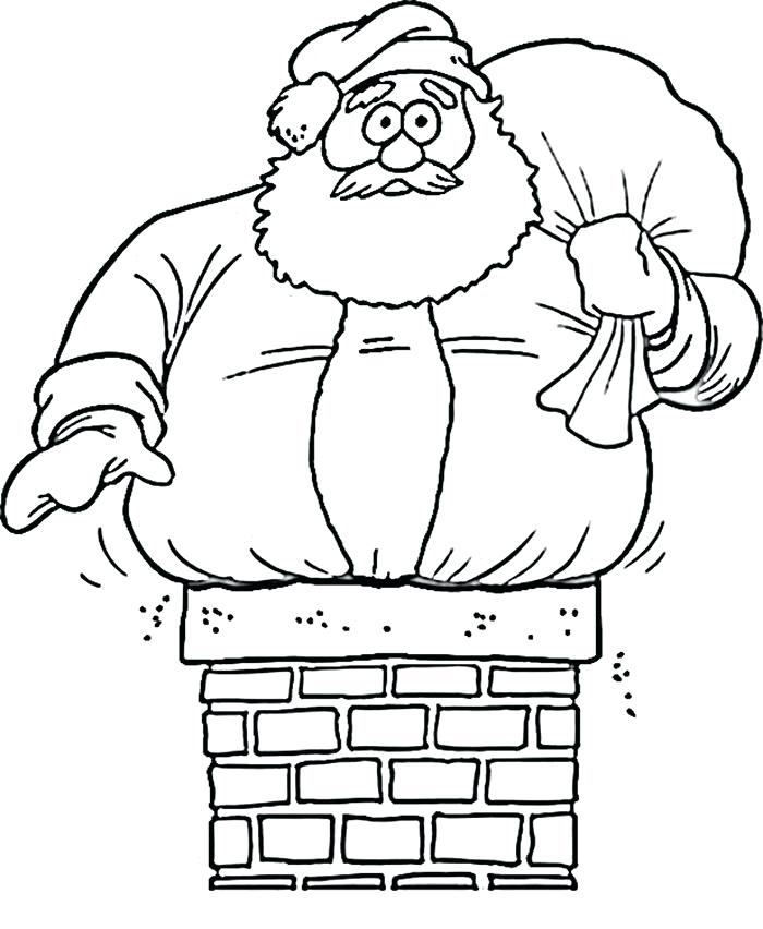 700x852 Santa Coloring Sheets Printable
