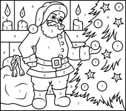 256x226 Christmas Coloring Pages