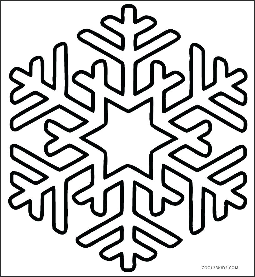 816x887 Snowflake Stencil Printable Patterns Easy Free Simple Frozen Free