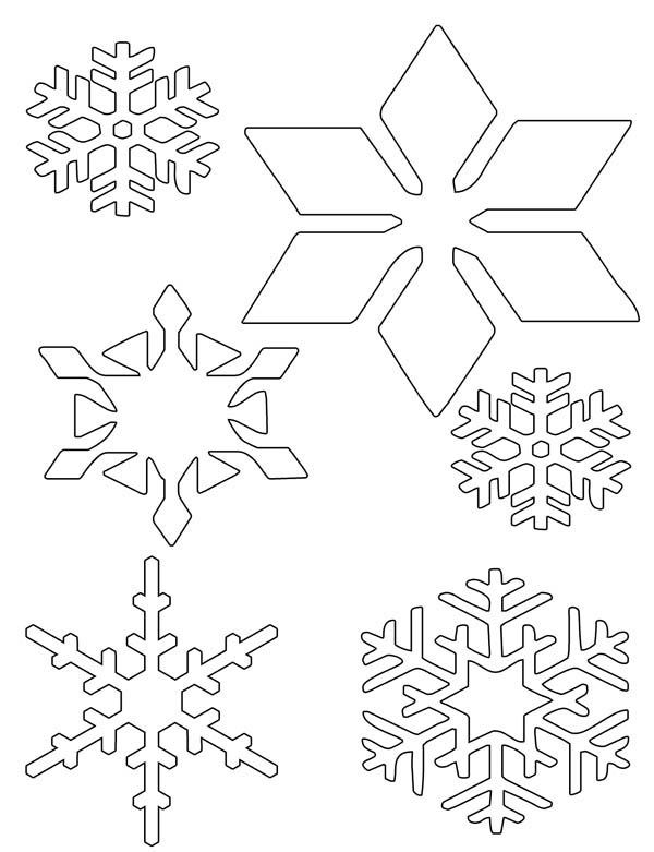 600x781 Christmas Snowflakes Coloring Pages