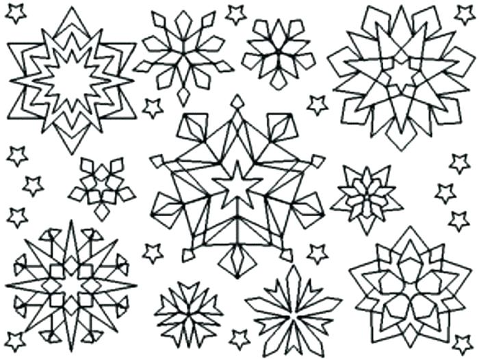700x525 Snowflakes Coloring Pages