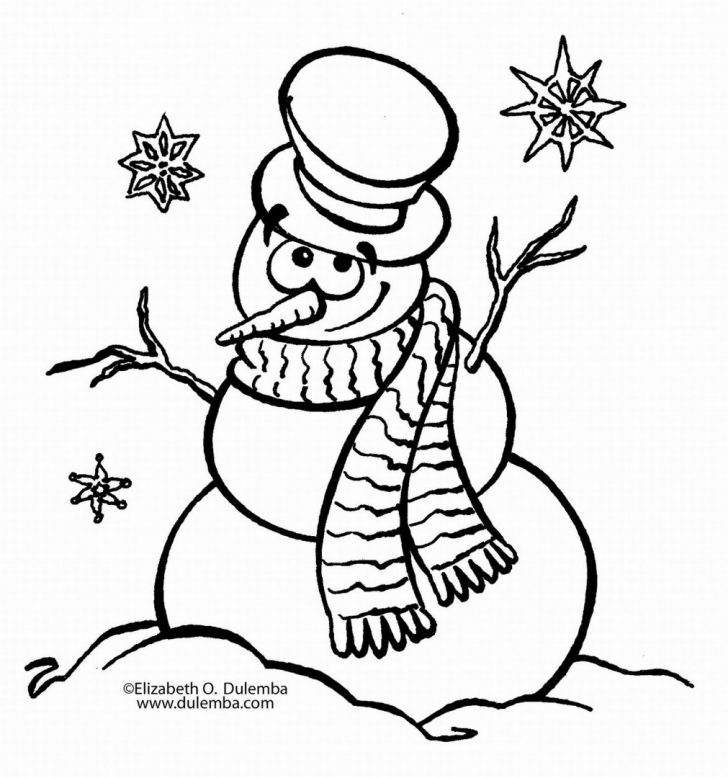728x778 Coloring Book And Pages Awesome Snowman Coloring Pages Photo