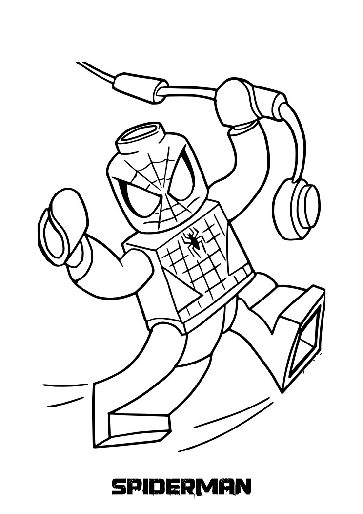 744x1052 Top Spiderman Coloring Pages Printable
