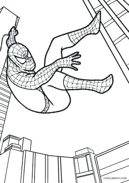 Easy Spiderman Coloring Pages at GetDrawings | Free download