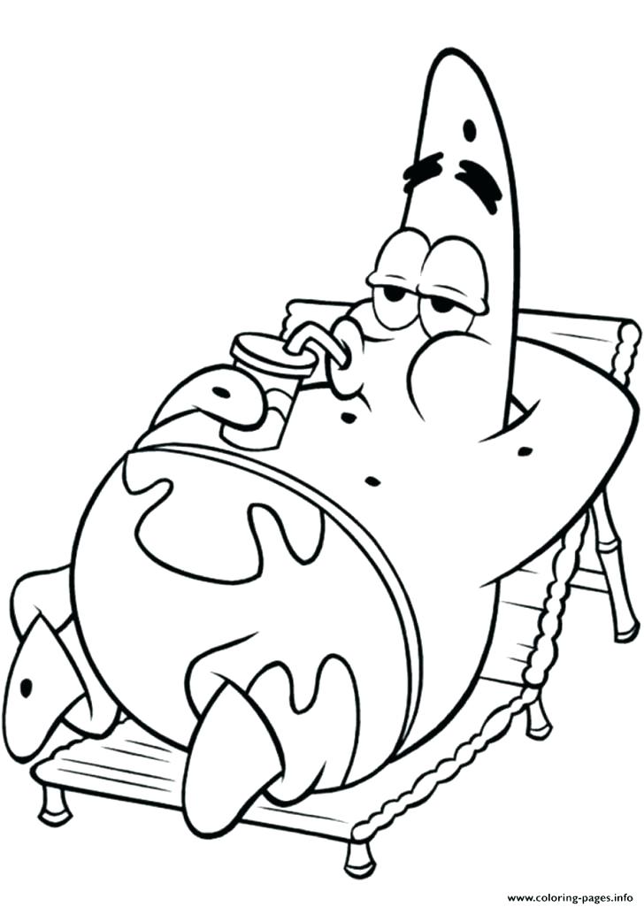 728x1025 Spongebob Coloring Page Gangster Coloring Pages Easy Drawing