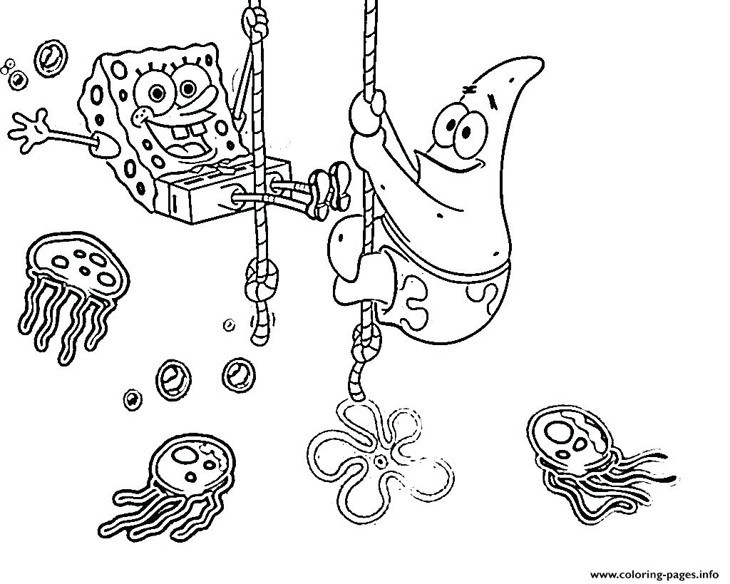 1024x819 Coloring Pages For Adults Easy Free Printable Squidward Tentacles