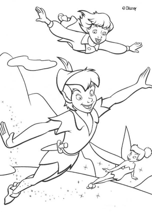 607x850 Peter Pan Coloring Pages