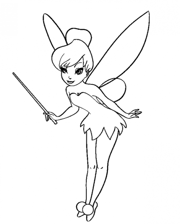 600x747 Campanita Para Colorear Ideas Tinkerbell, Easy Art