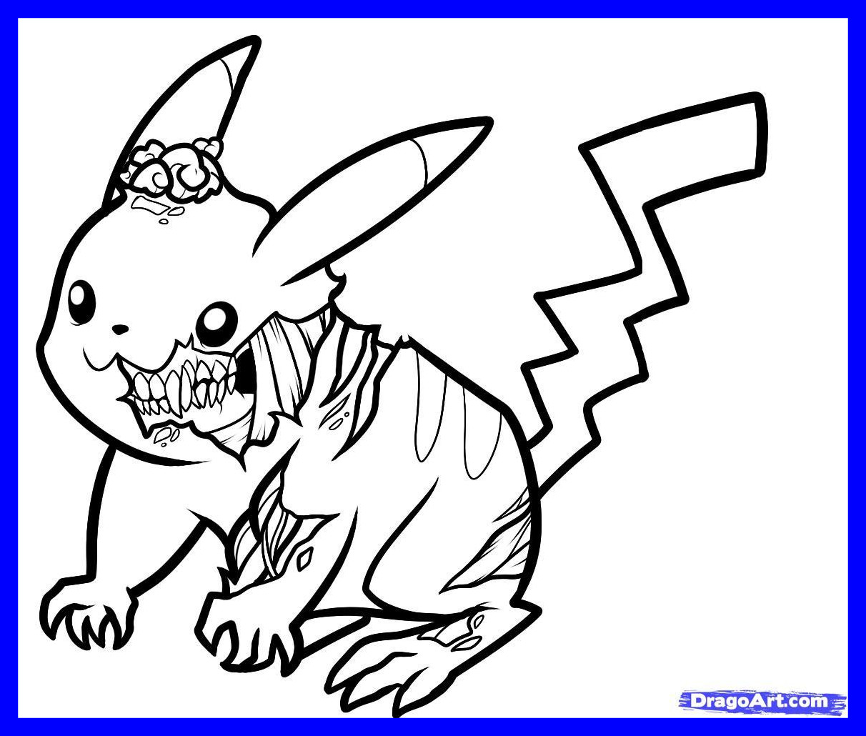 1212x1030 Amazing Easy To Draw Coloring Page Catgames Co Pics Of Zombie Cat