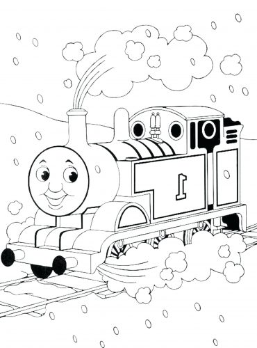370x500 Coloring Pages Thomas The Tank Engine Coloring Pages Easy Train