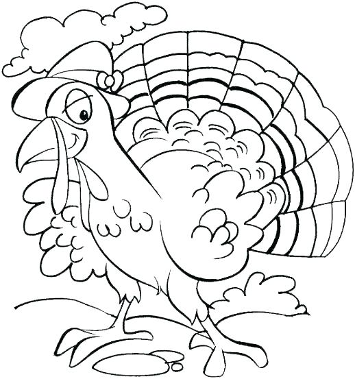 518x553 Turkey Coloring Pages For Kids Printable Turkey Coloring Pages
