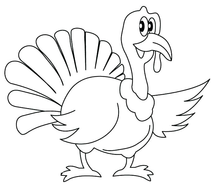678x600 Turkey Coloring Pages Free Turkey Coloring Pages Printable Free