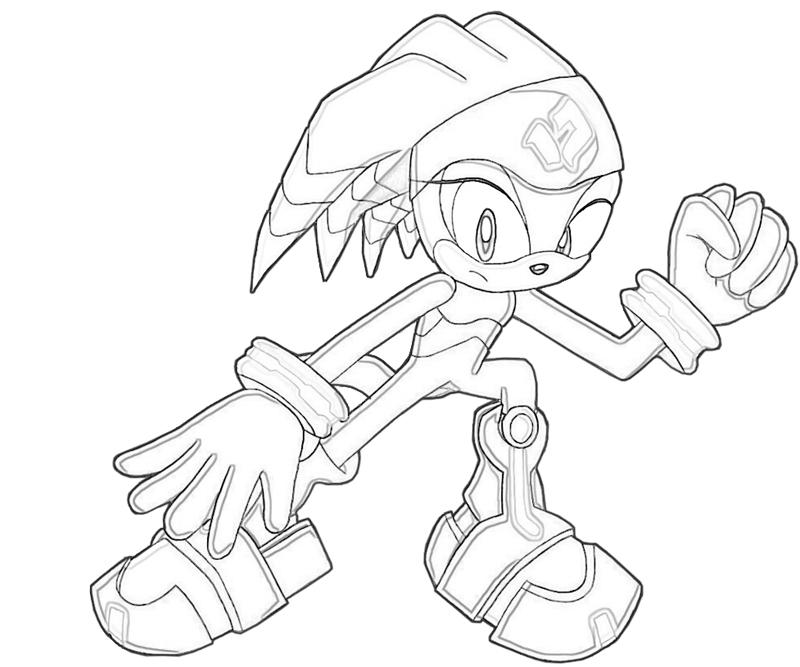 800x667 Knuckles The Echidna Coloring Pages