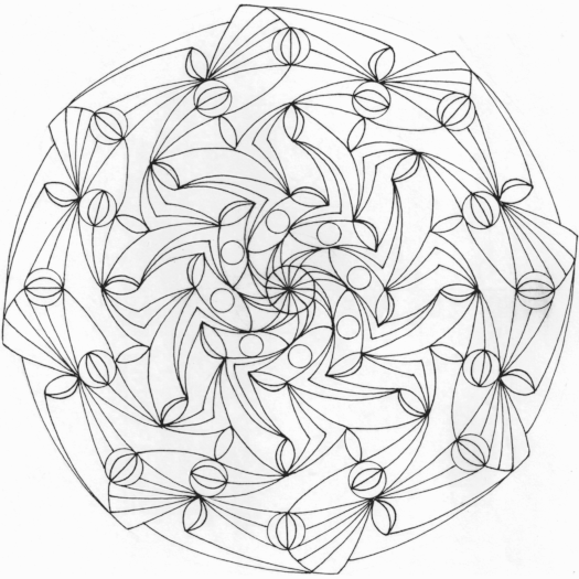 525x525 This Mandala Was Posted On The Day Of The Total Eclipse Of The Sun