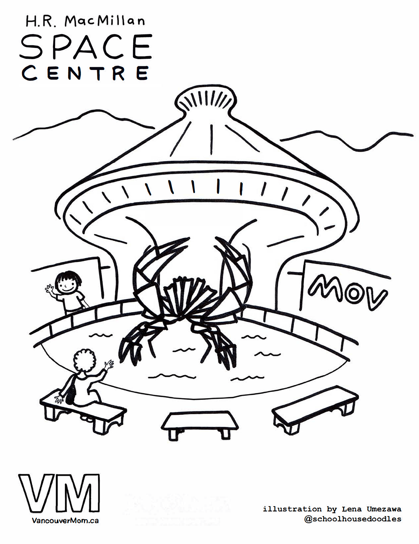 1392x1804 Vancouver Colouring Pages