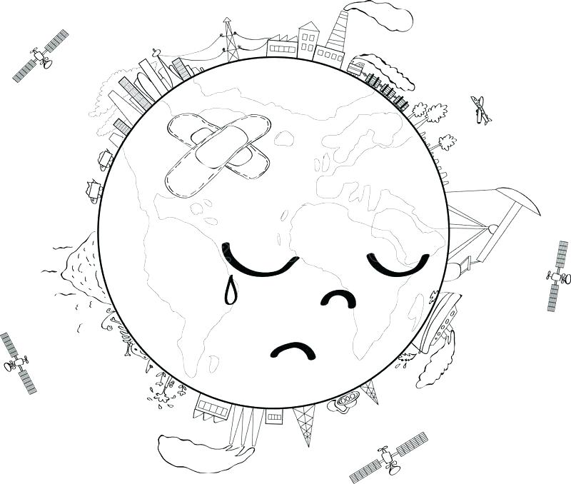 800x678 Planet Earth Coloring Pages