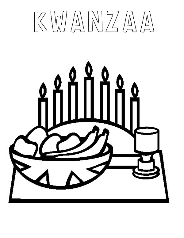 600x776 Kwanzaa Coloring Pages Free Celebrations Coloring
