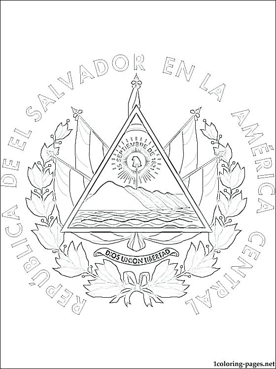 560x750 Ecuadorian Flag Coloring Page Coat Of Arms Pages