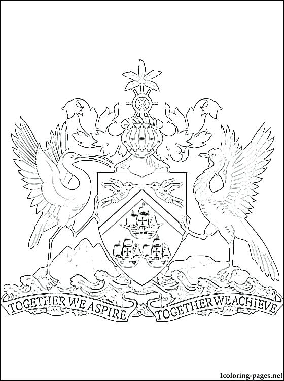 560x750 Coloring Coat Of Arms Coloring Page And Ecuador Coat Of Arms