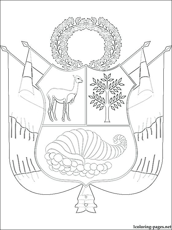 560x750 Coat Of Arms Coloring Page Coat Of Arms Coloring Page Mexican Coat