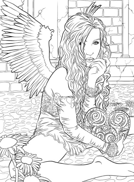 450x612 Best Halloween Coloring Books For Adults