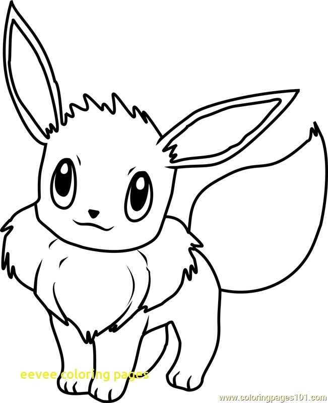 651x800 Top Eevee Coloring Pages Fee Evolutions All Printable