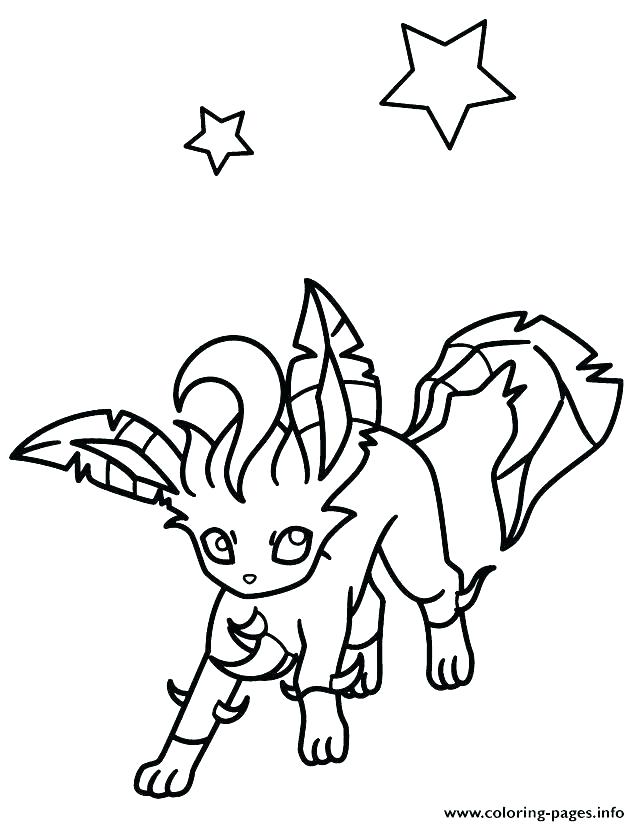 640x826 Eevee Coloring Pages Murs
