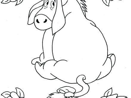 440x330 Baby Eeyore Coloring Pages Printable Me Cute