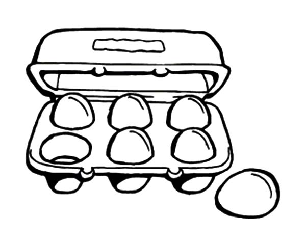 600x479 A Cartoon Of Chicken Egg Coloring Pages