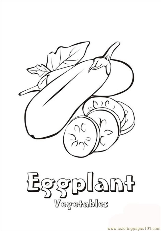 650x933 Vegetable Coloring Pages Coloring Pages Eggplant