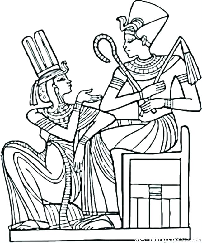 649x779 Ancient Egyptian Printable Coloring Pages