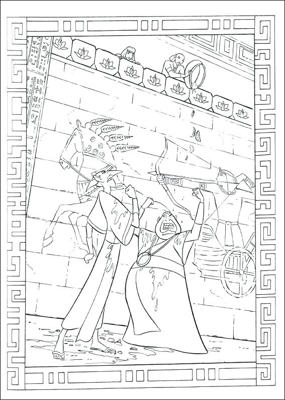 567x794 Egyptian Coloring Pages Coloring Pages Prince Of Hieroglyphics