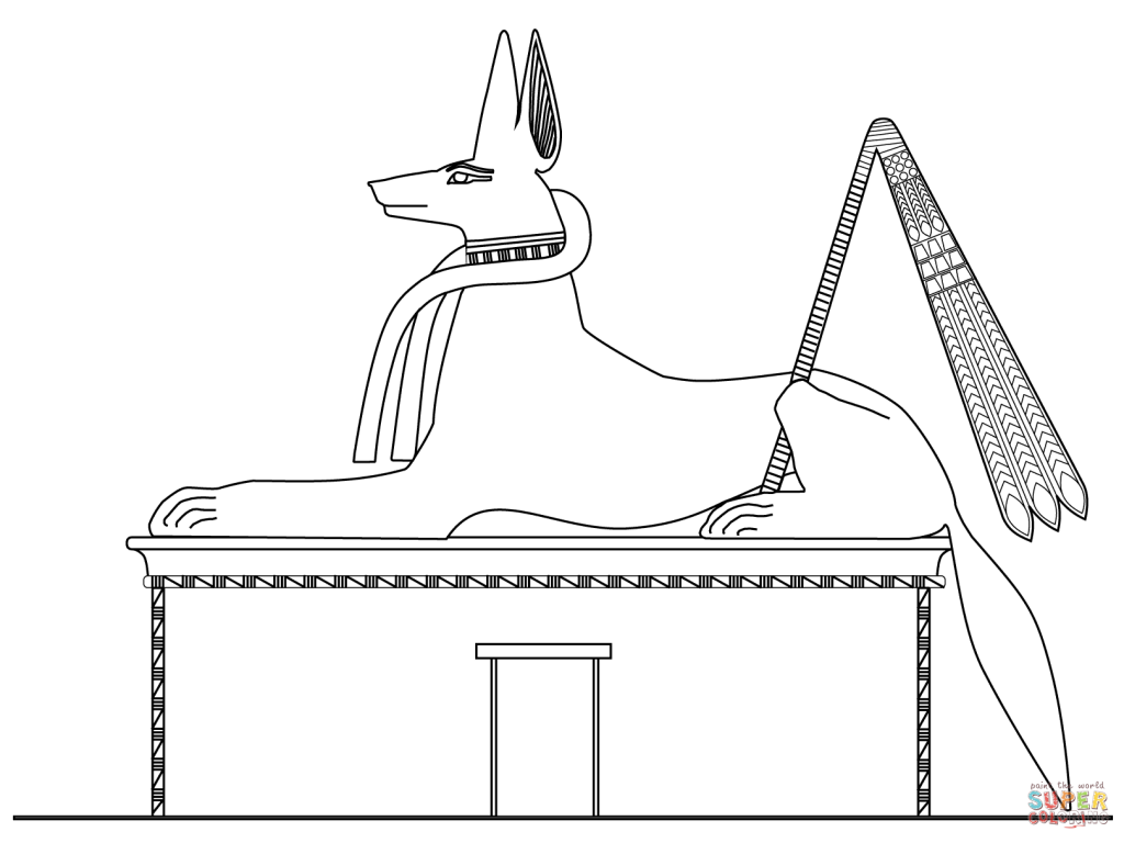 1024x768 Egyptian Coloring Pages