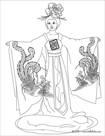 364x470 Hawaiian Princess Coloring Pages