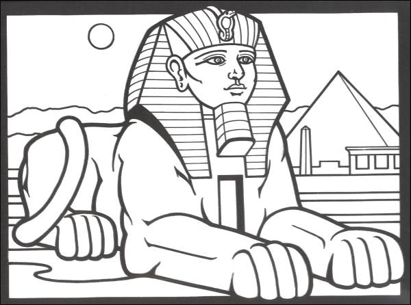 600x446 Simple Egyptian Coloring Sheets Excellent Pages In For Adults