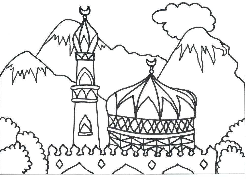 1000x727 Eid Coloring Pages Coloring Pages Com Design Art Coloring Pages
