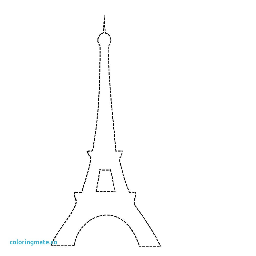 1050x1050 Eiffel Tower Coloring Pages Unique Free Printable Brilliant Sheet