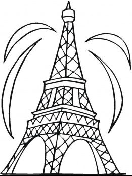 261x349 The Eiffel Tower Coloring Pages Tower, Printable