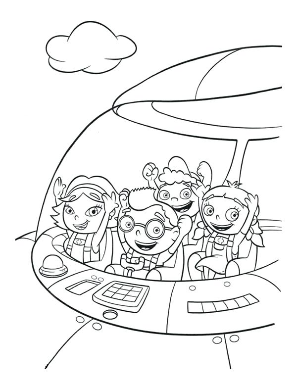 600x776 Little Einsteins Coloring Pages And In Little Rocket Coloring Page
