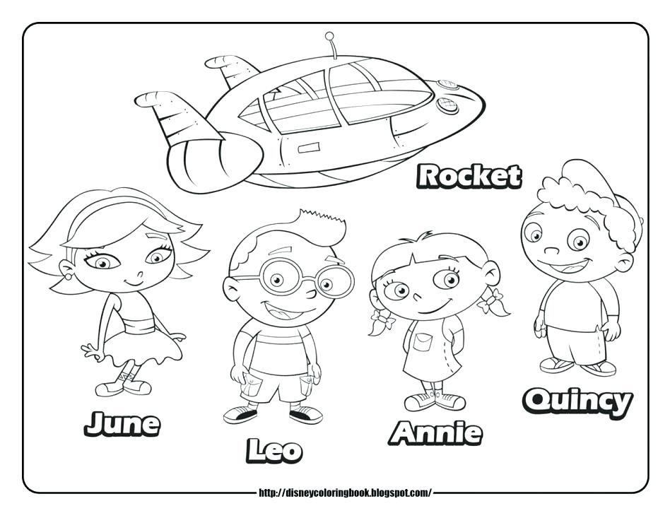 948x733 Little Einsteins Coloring Pages Junior Little Coloring Pages