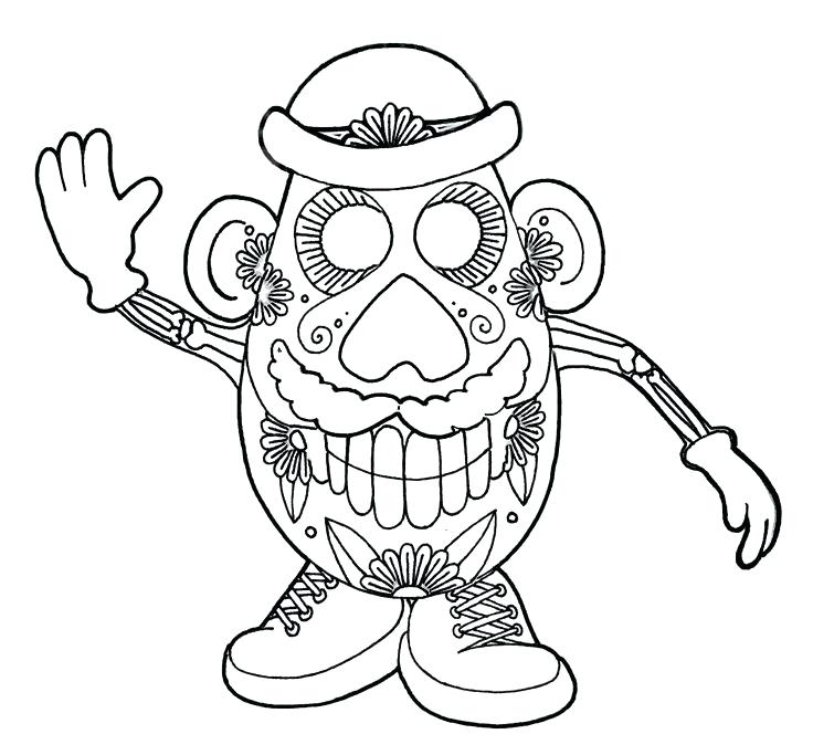 736x683 Dia De Los Muertos Coloring Pictures Day Of The Dead Coloring