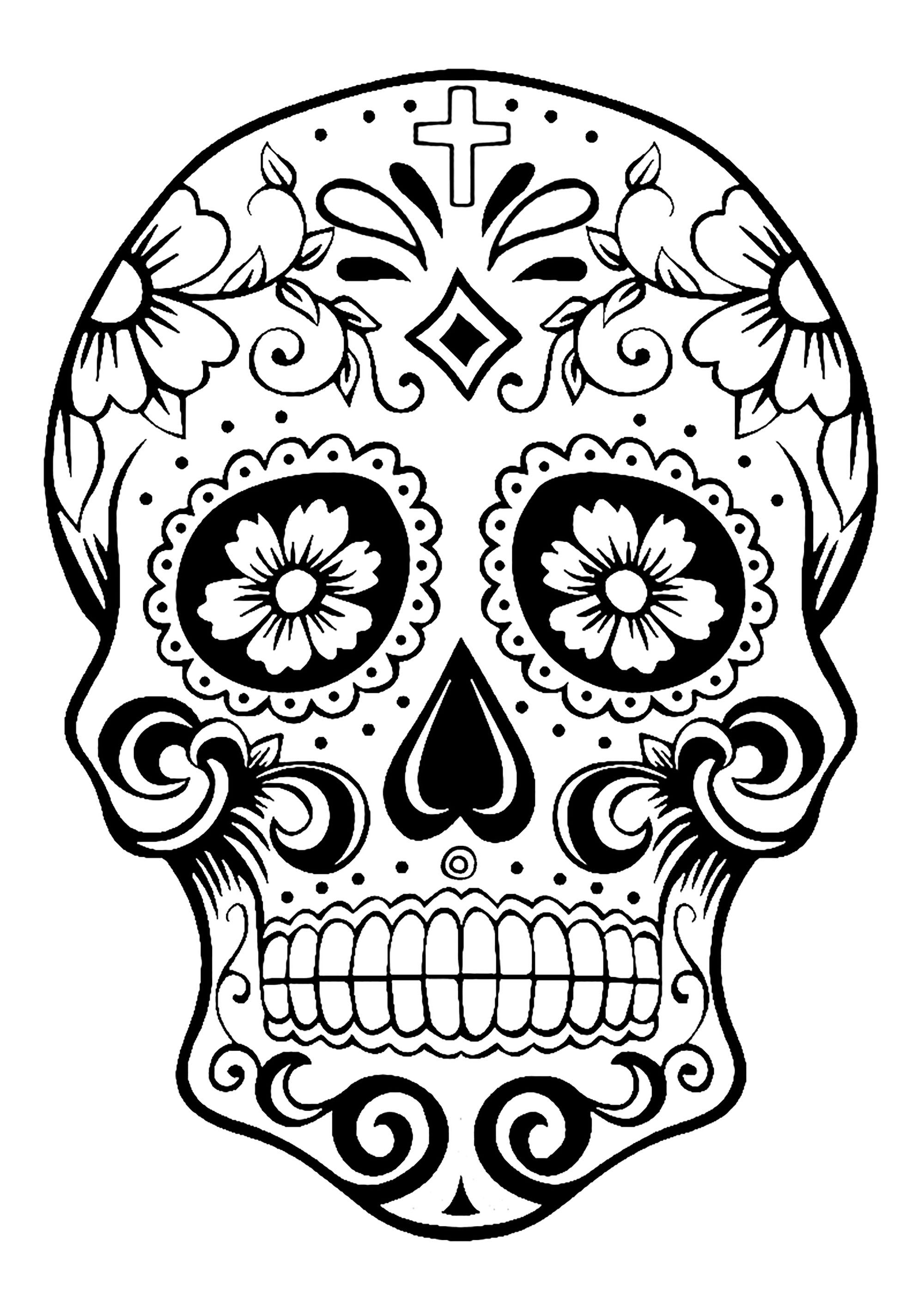 2000x2828 El Dia De Los Muertos