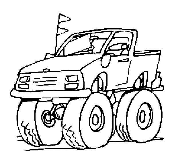 600x563 Monster Truck Coloring Pages El Toro Loco Monster Truck Coloring