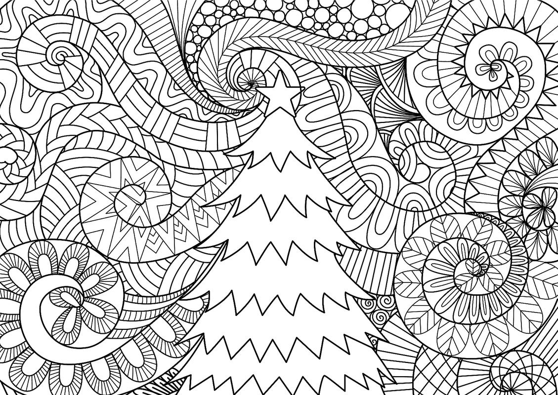 1129x800 Christmas Coloring Pages Printable Coloring Pages