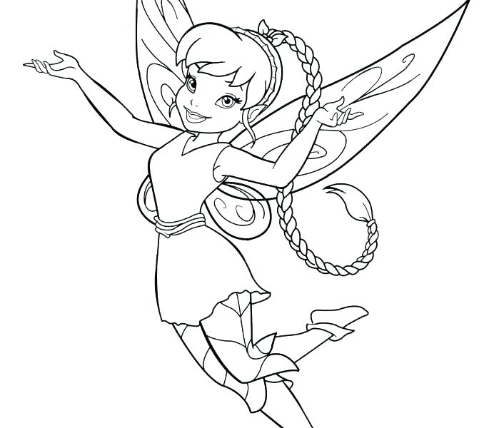 678x600 Fairy Printable Coloring Pages