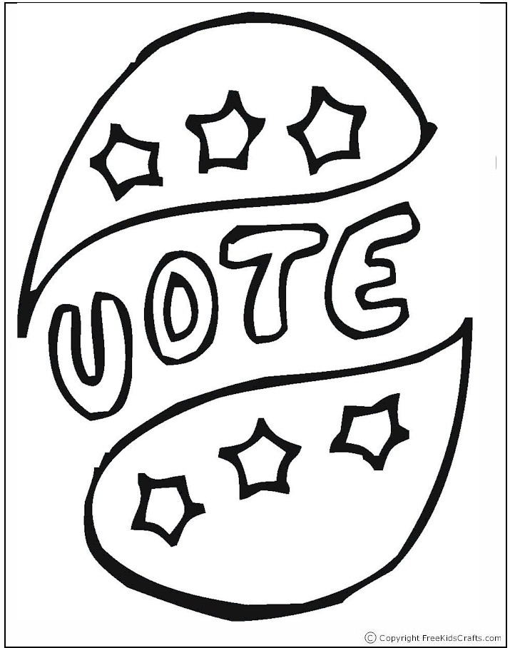 715x908 Election Day Coloring Pages