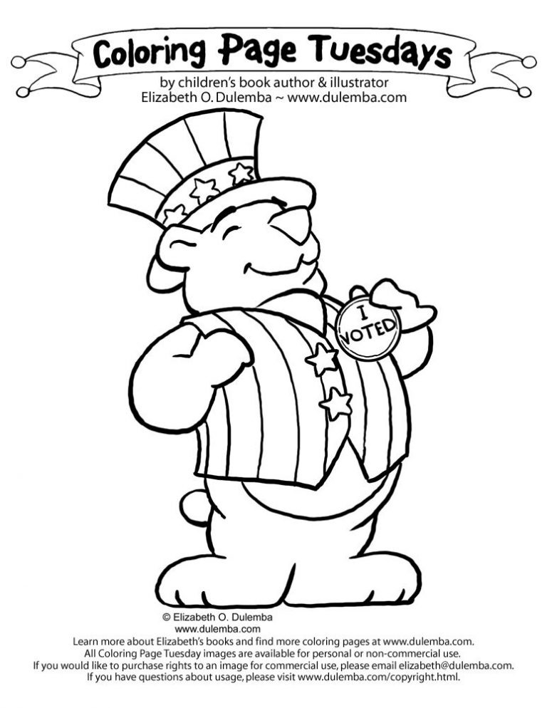 768x994 Election Day Coloring Pages Preschool New