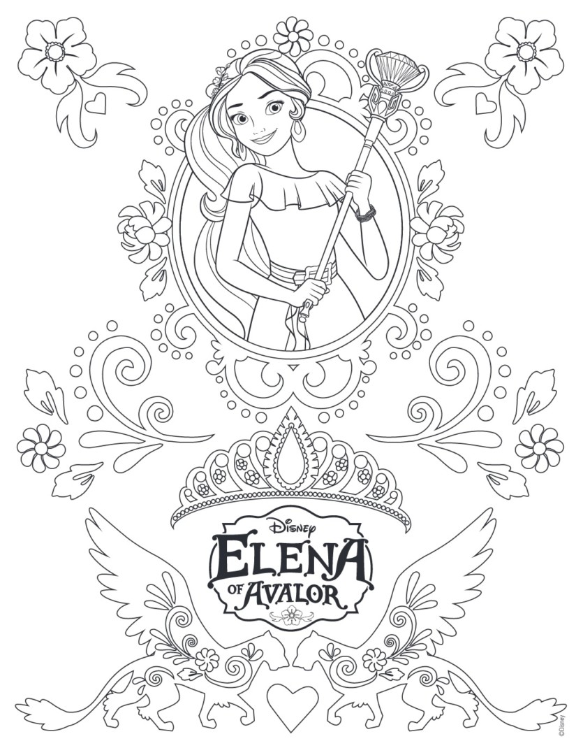 835x1080 Of Avalor Coloring Pages
