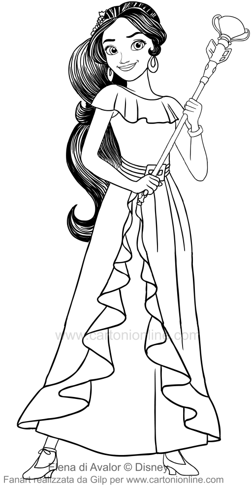 510x992 Drawing Elena Of Avalor