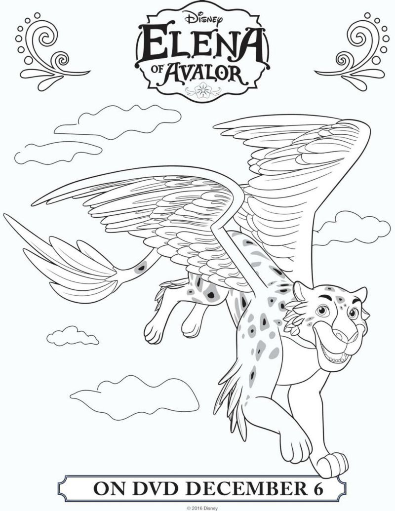 800x1035 Disney Elena Of Avalor Coloring Page Printable Coloring Pages